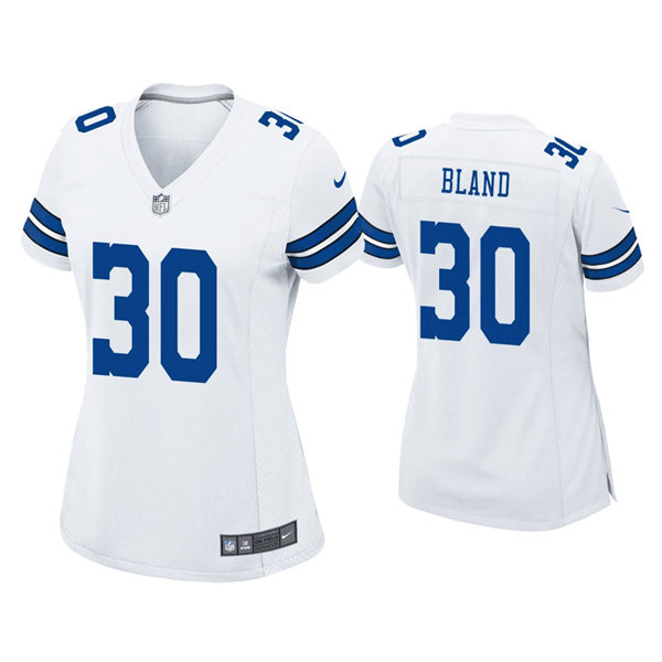 Women's Dallas Cowboys #30 DaRon Bland White Stitched Game Jersey(Run Small) Women's Dallas Cowboys #30 DaRon Bland White Stitched Game Jersey(Run Small)